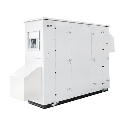 Klimatyzator poziomy z wywiewem kondensacyjnym i świeżym powietrzem